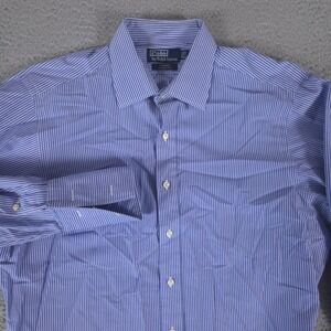 VTG Polo Ralph Lauren Dress Shirt Mens 16 1/2-33 Curham Classic French Cuff 90s